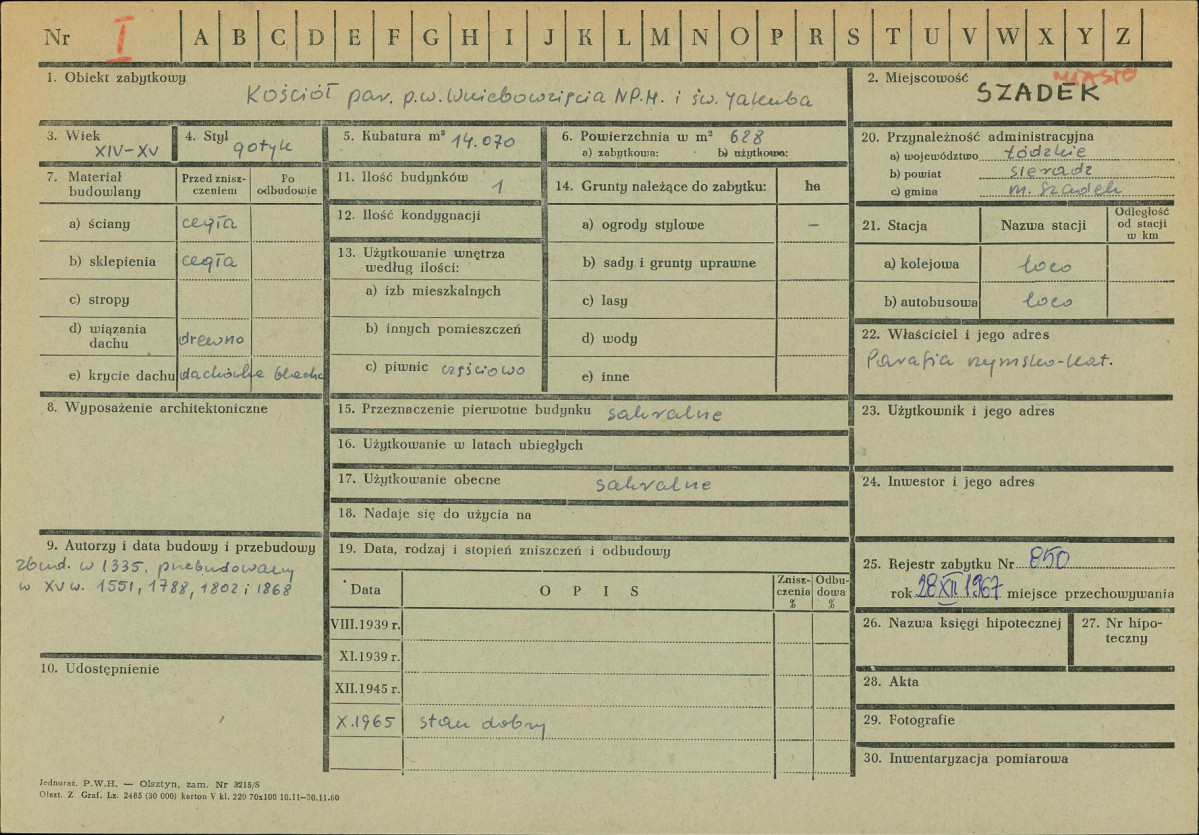 Karta zielona, skan nr 1