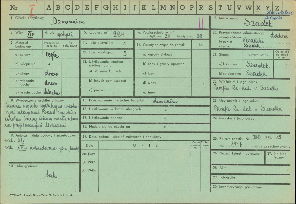 Karta zielona, skan nr 1