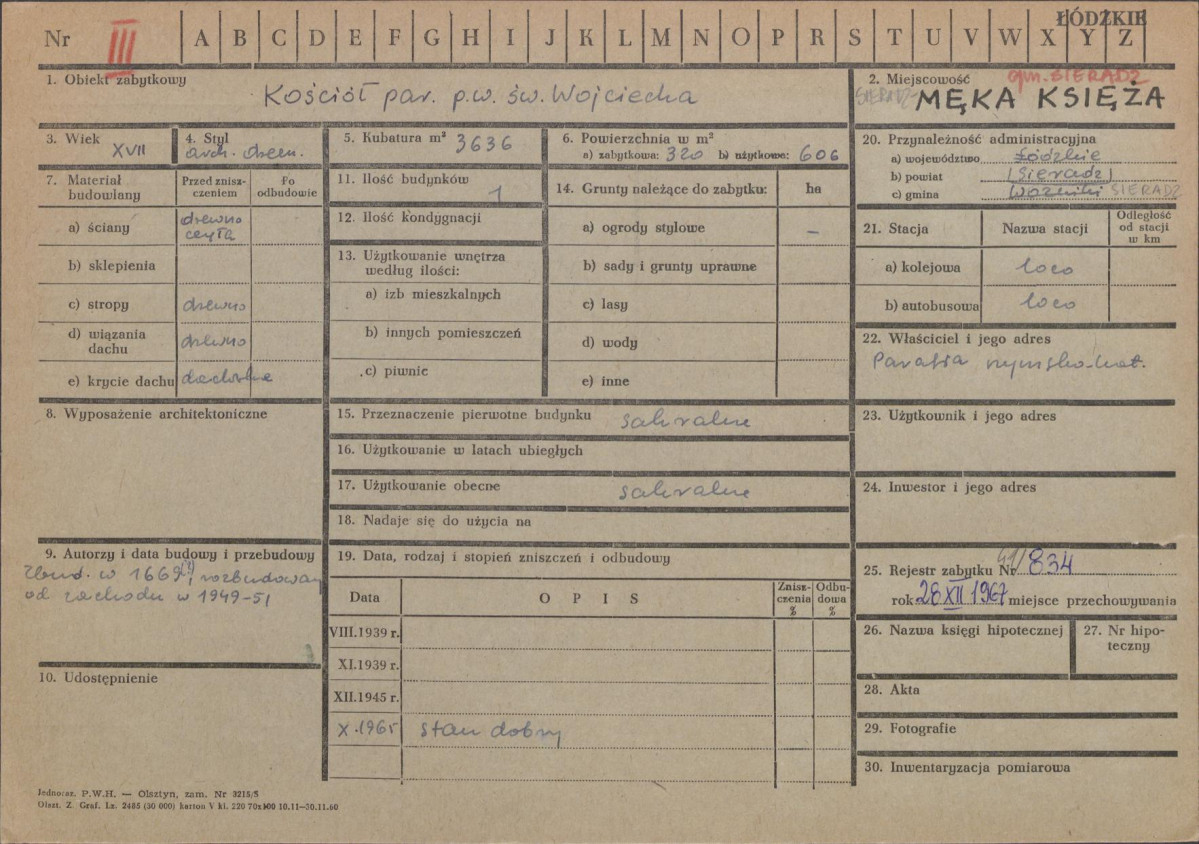 KZ - Karta zielona, skan nr 1