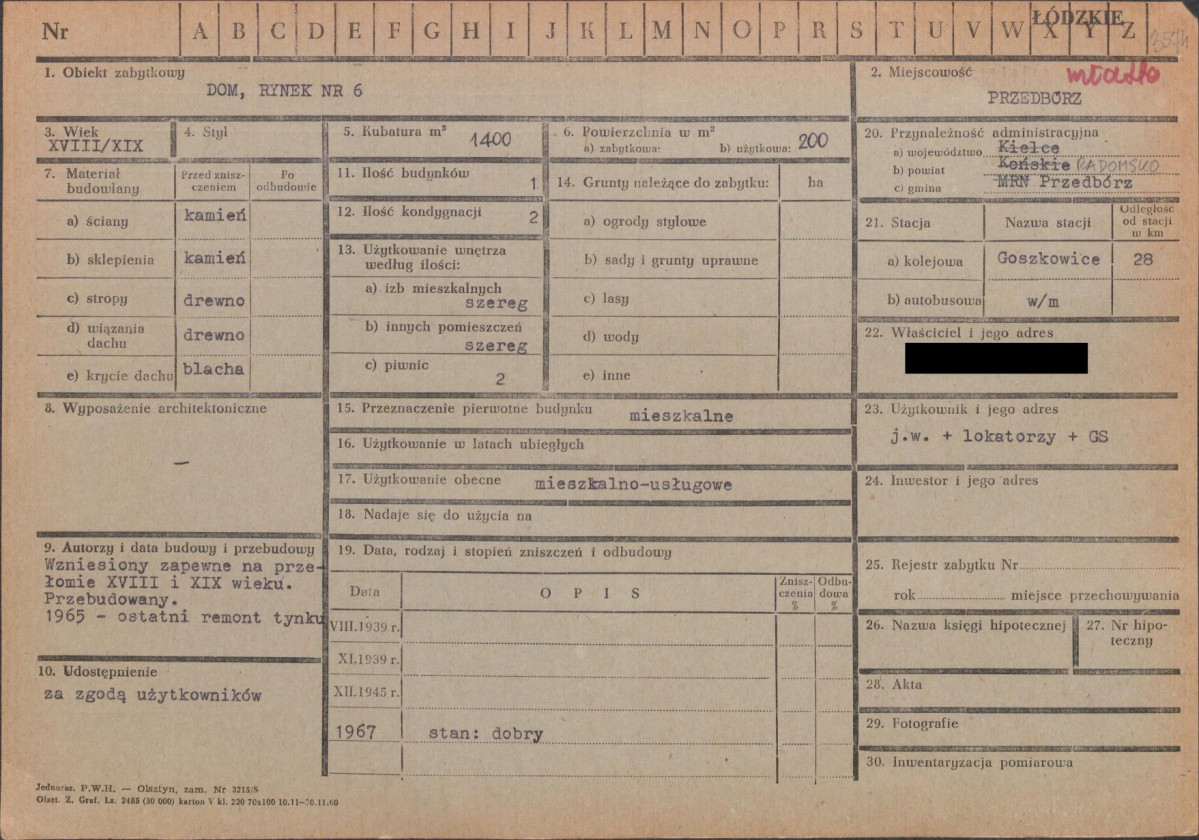 KZ - Karta zielona, skan nr 1