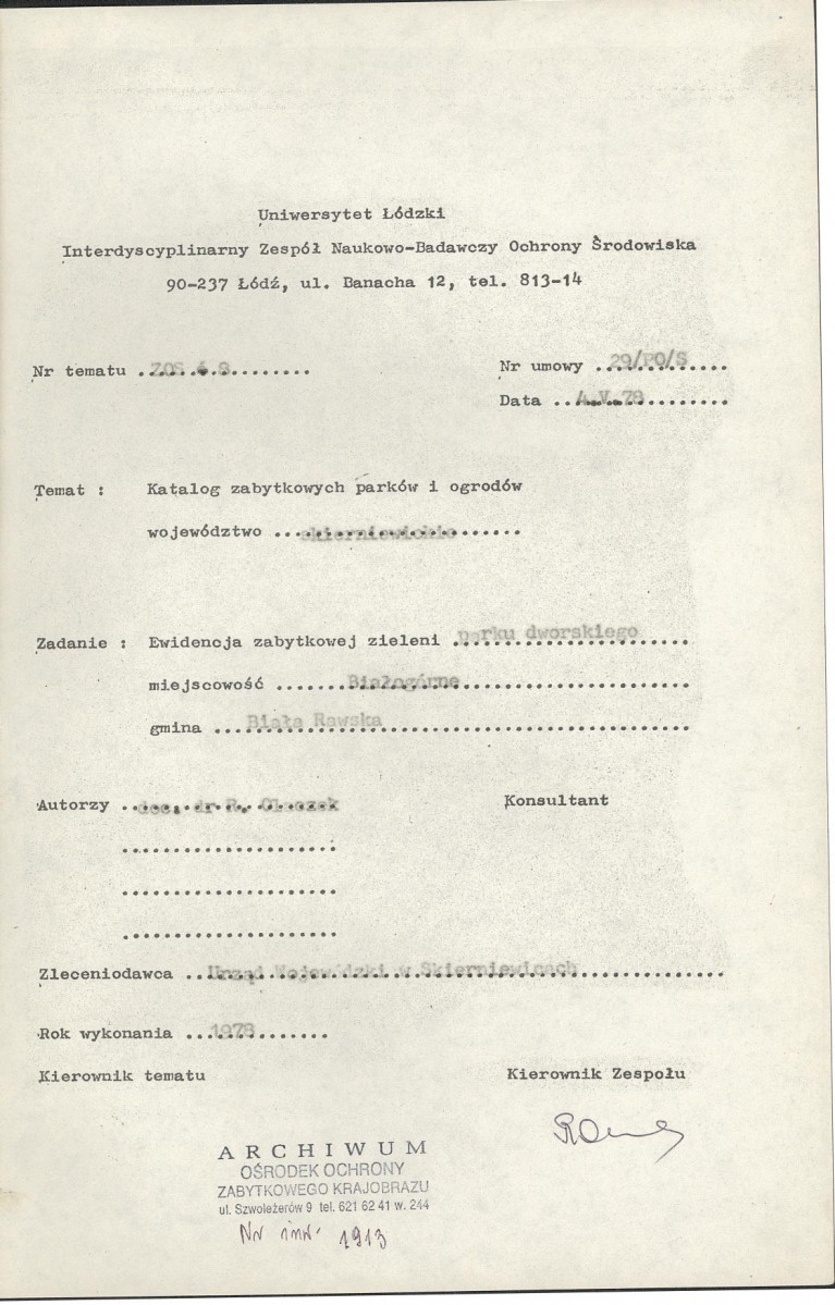Ewidencja parkowa, skan nr 5