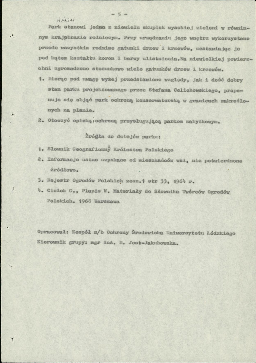 Ewidencja parkowa, skan nr 10