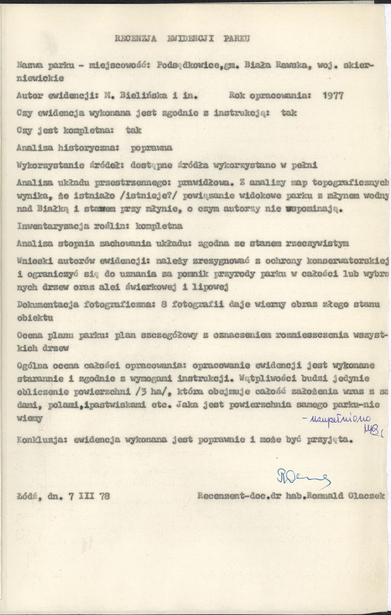 EP - Ewidencja parkowa, skan nr 4