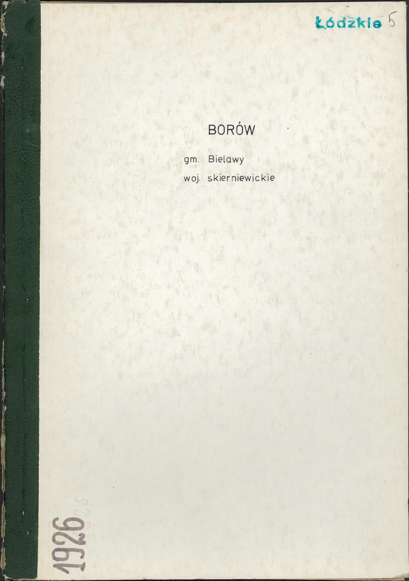 EP - Ewidencja parkowa, skan nr 1
