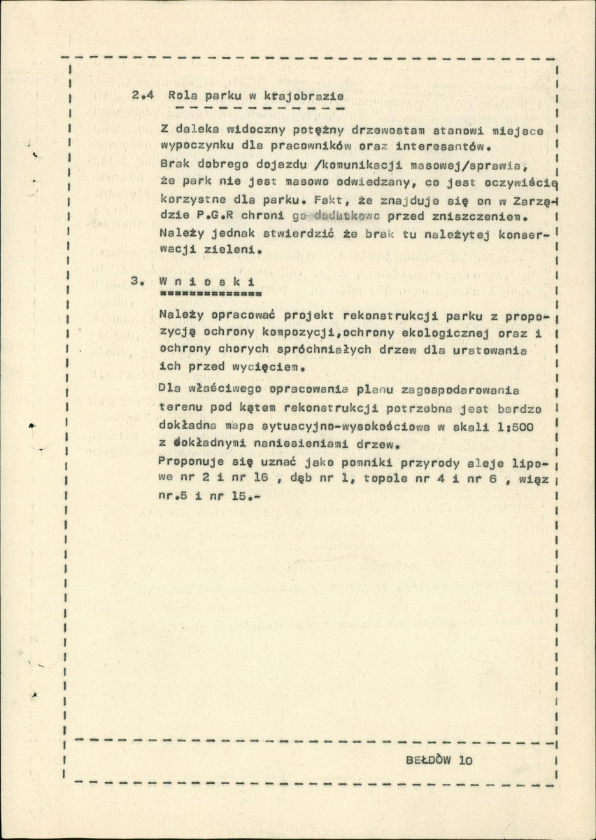 Ewidencja parkowa, skan nr 13