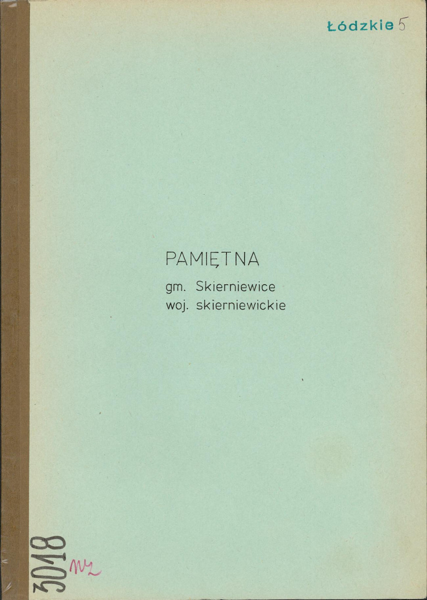 EP - Ewidencja parkowa, skan nr 1