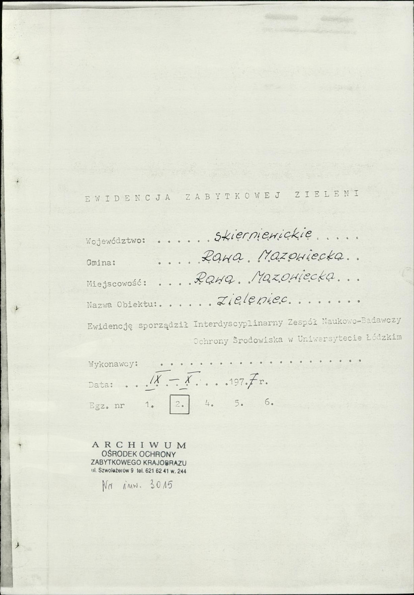 Ewidencja parkowa, skan nr 11