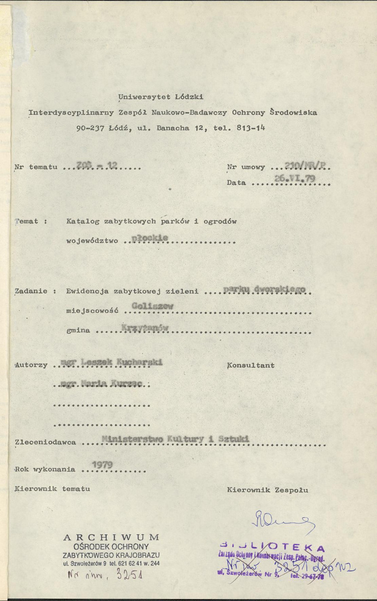 Ewidencja parkowa, skan nr 15