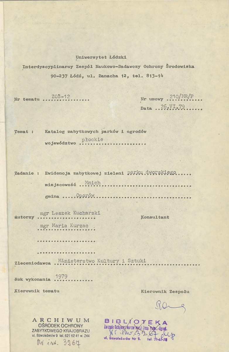 Ewidencja parkowa, skan nr 5