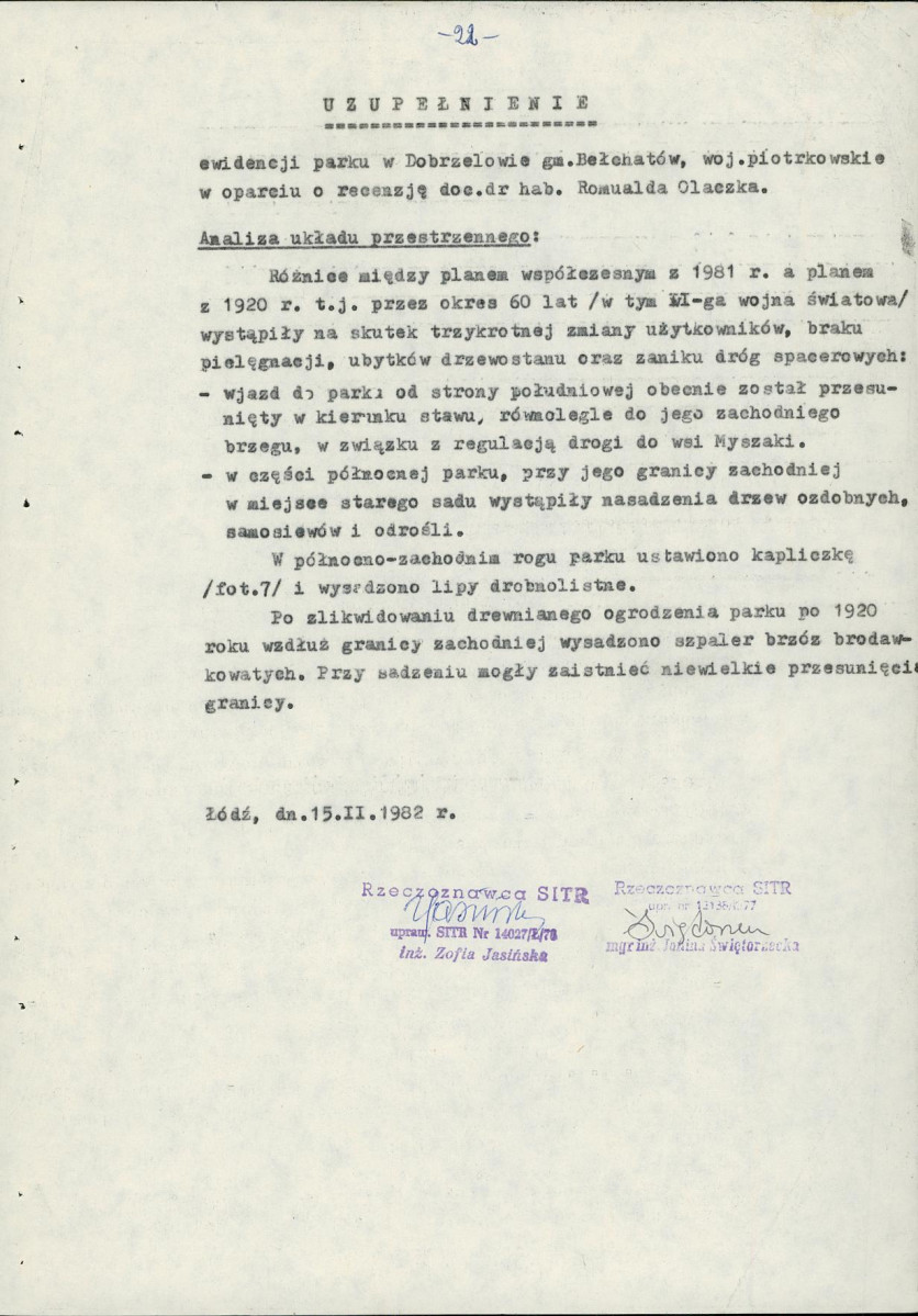 EP - Ewidencja parkowa, skan nr 30