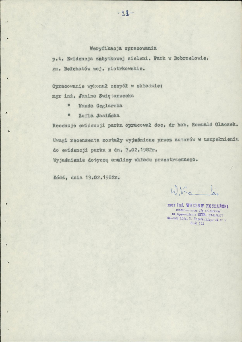 EP - Ewidencja parkowa, skan nr 31