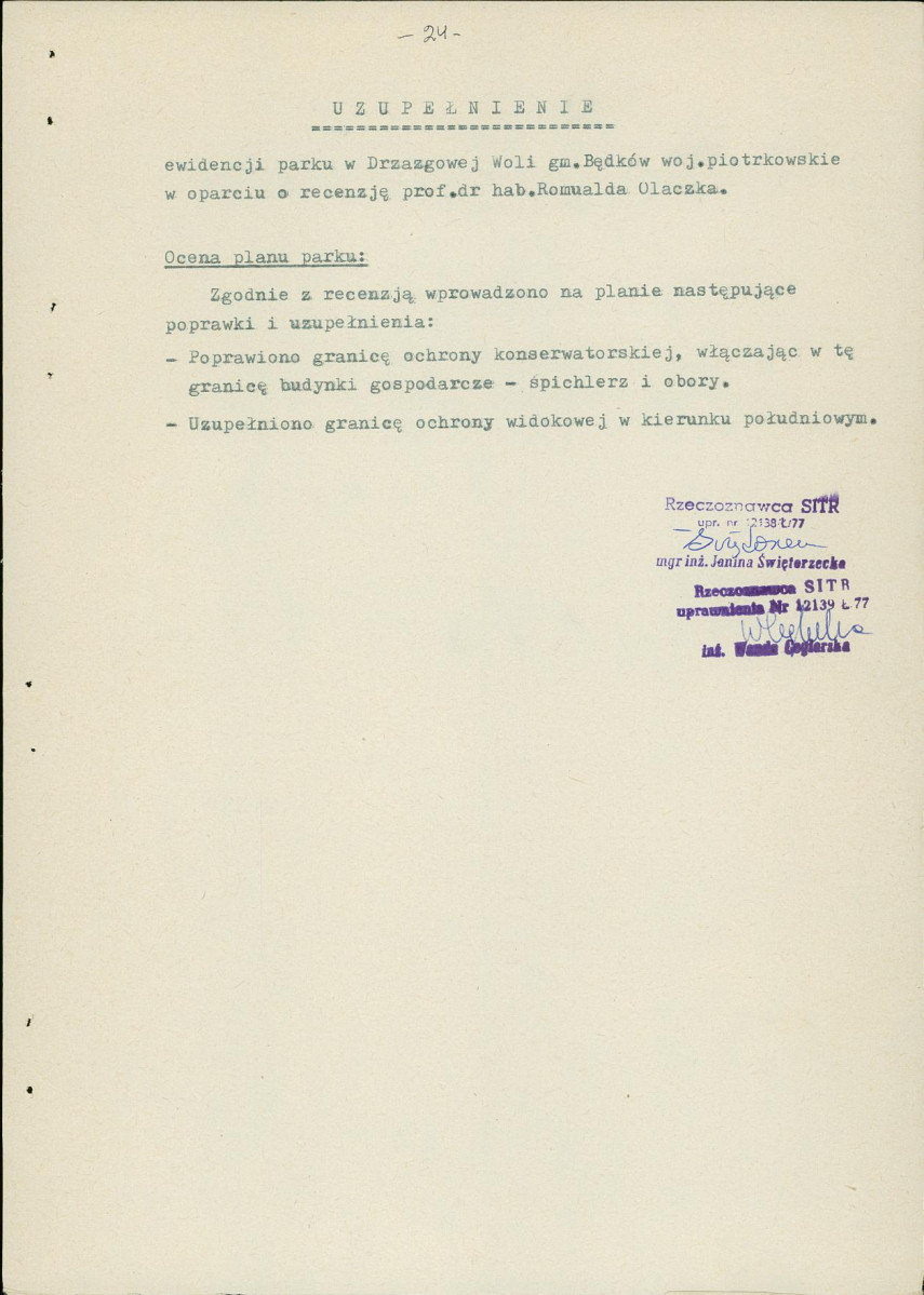 EP - Ewidencja parkowa, skan nr 29