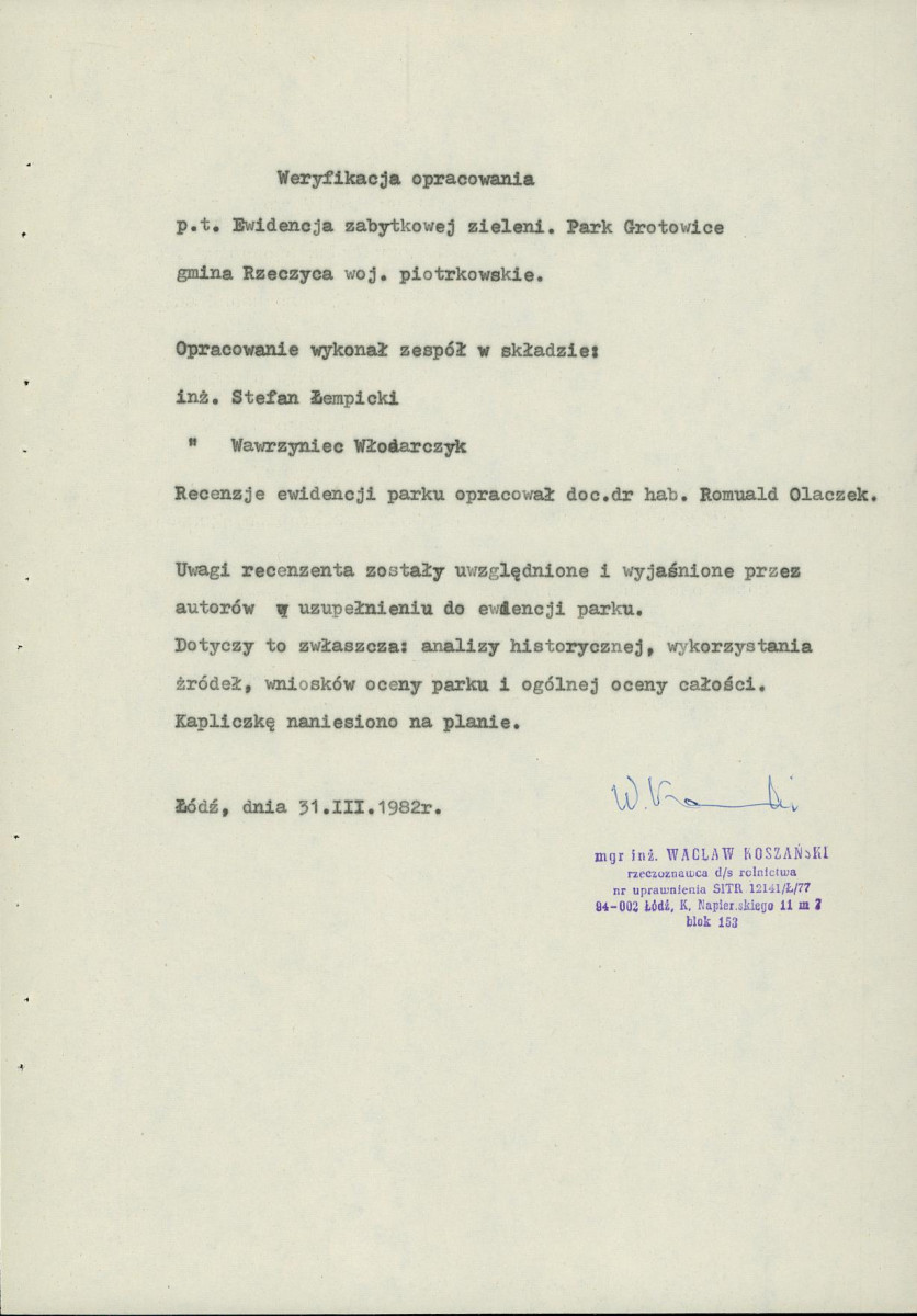EP - Ewidencja parkowa, skan nr 25