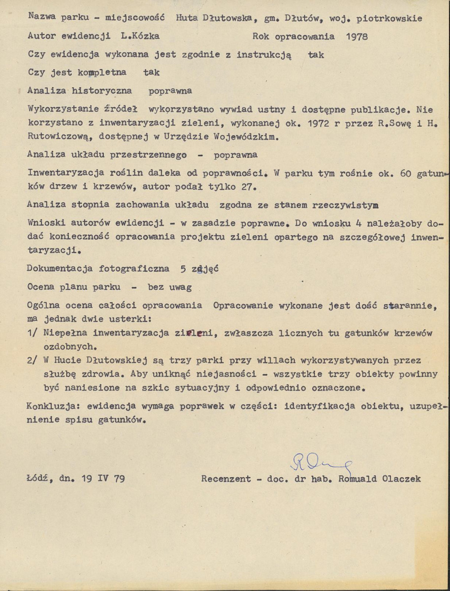 Ewidencja parkowa, skan nr 4