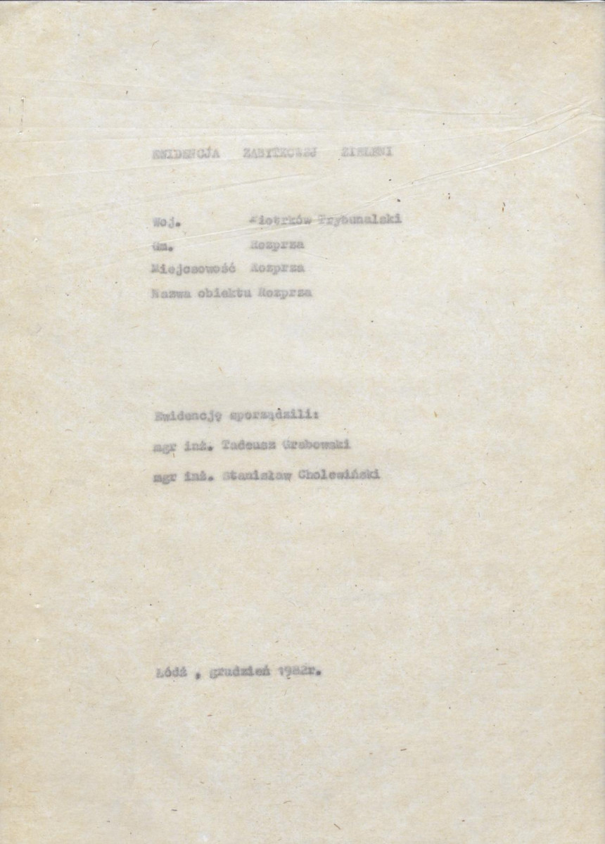 Ewidencja parkowa, skan nr 25