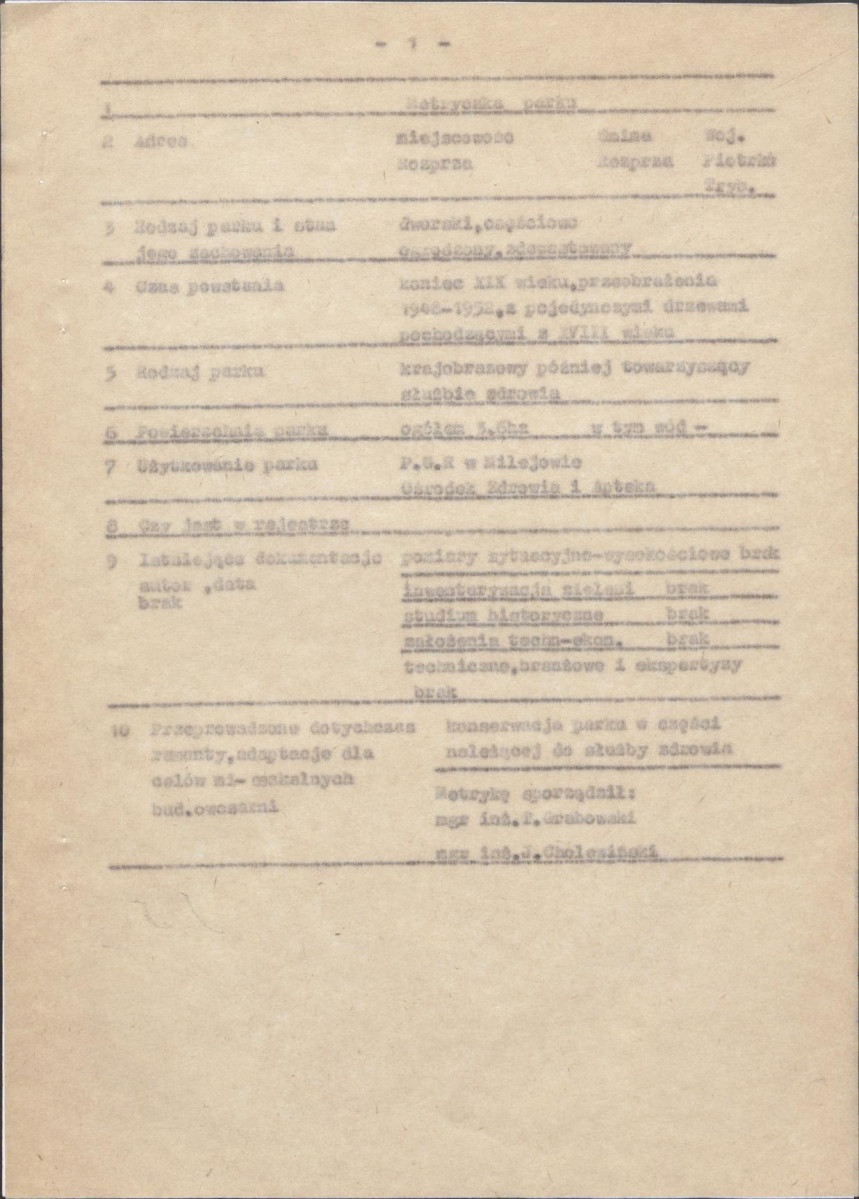 Ewidencja parkowa, skan nr 26