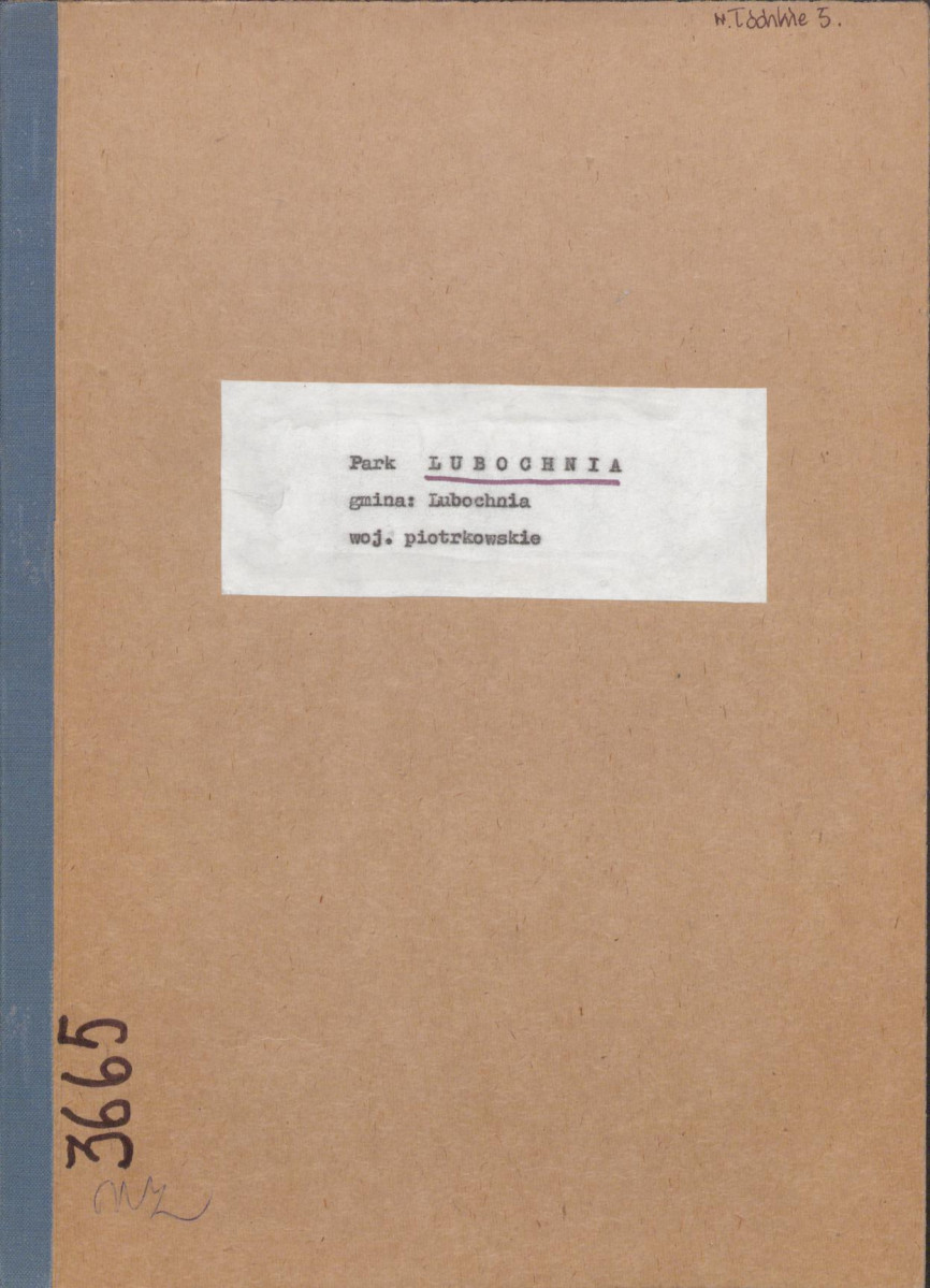 EP - Ewidencja parkowa, skan nr 1