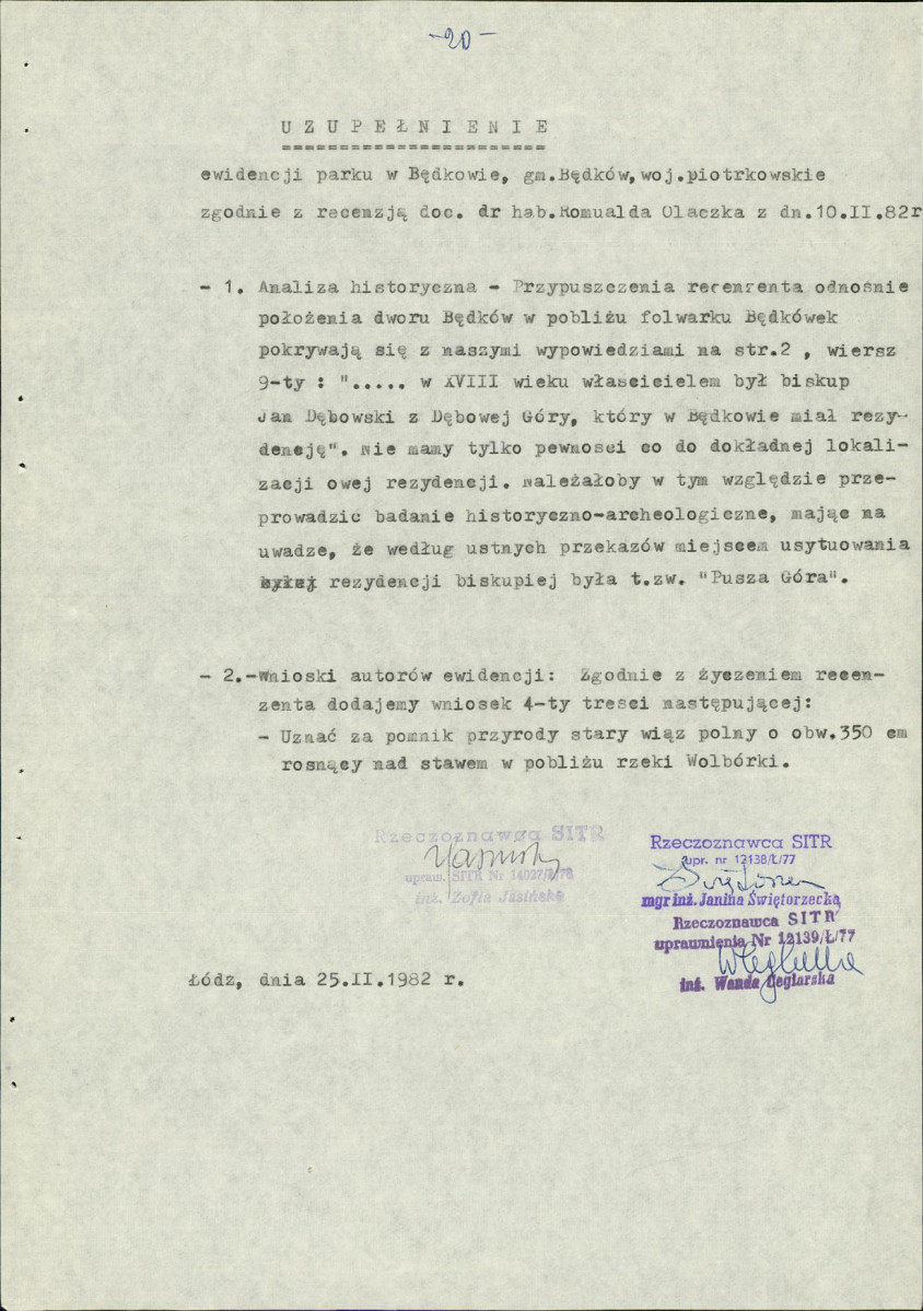 EP - Ewidencja parkowa, skan nr 25