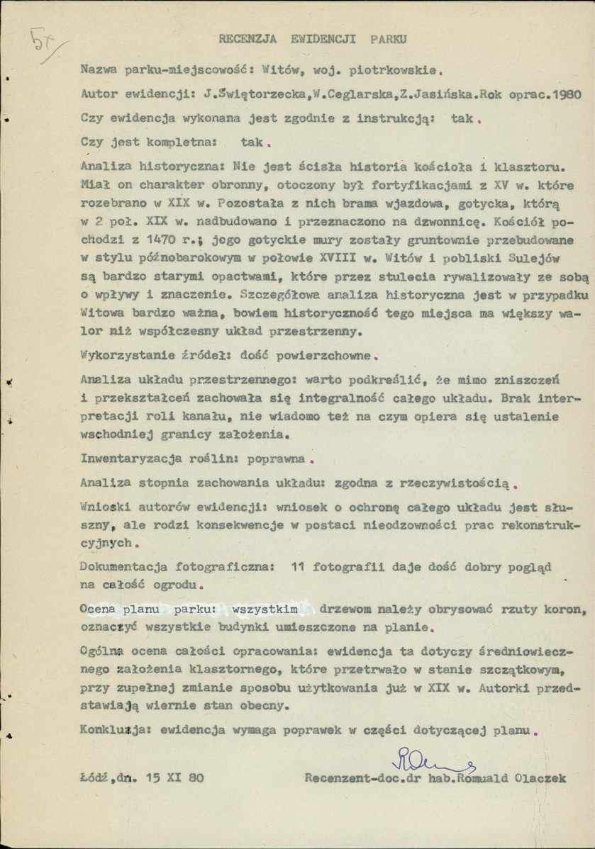 EP - Ewidencja parkowa, skan nr 29