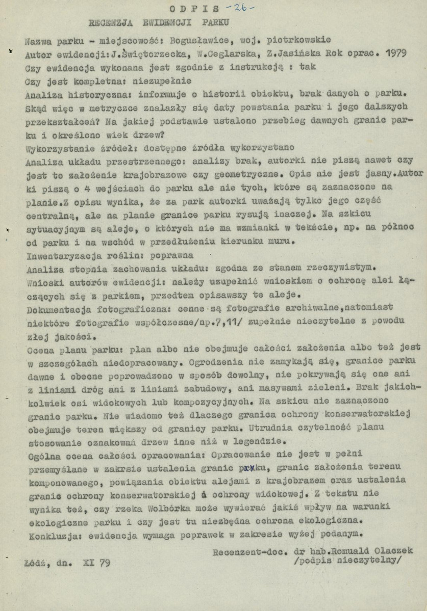 EP - Ewidencja parkowa, skan nr 33