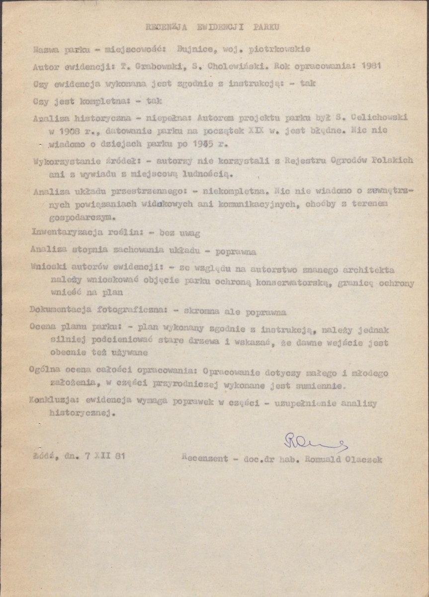 EP - Ewidencja parkowa, skan nr 16