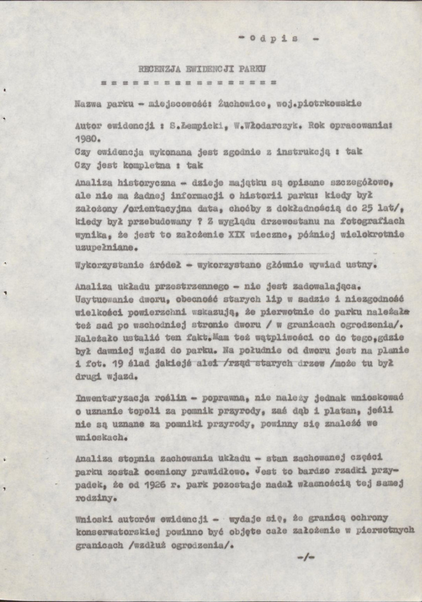 EP - Ewidencja parkowa, skan nr 28