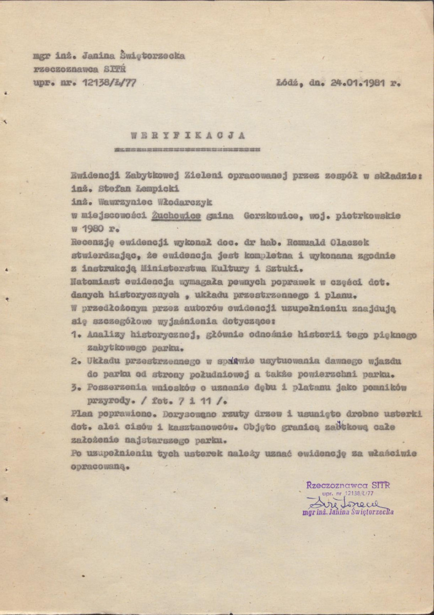 EP - Ewidencja parkowa, skan nr 32