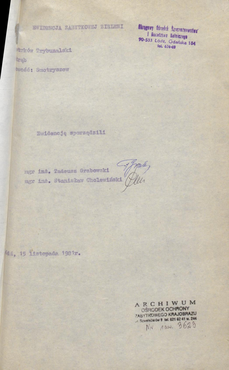 Ewidencja parkowa, skan nr 4