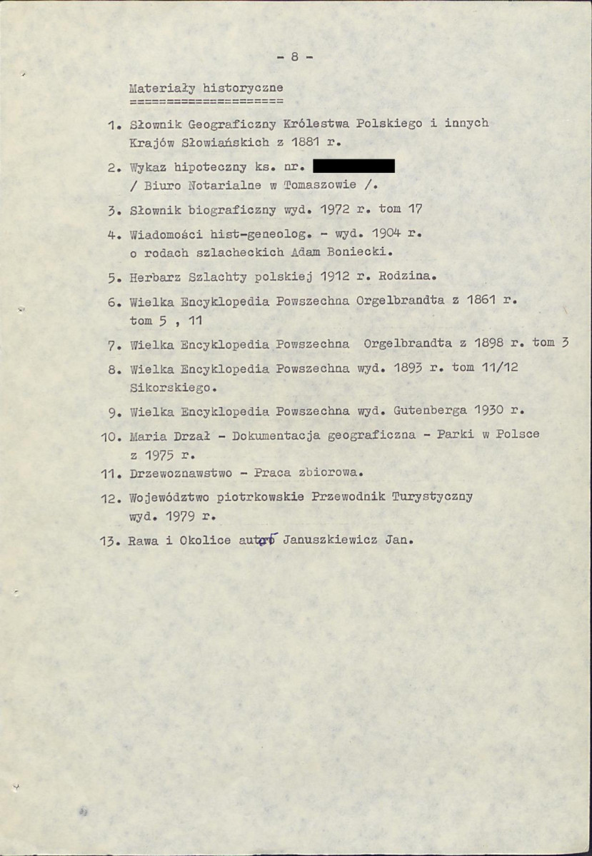 EP - Ewidencja parkowa, skan nr 13