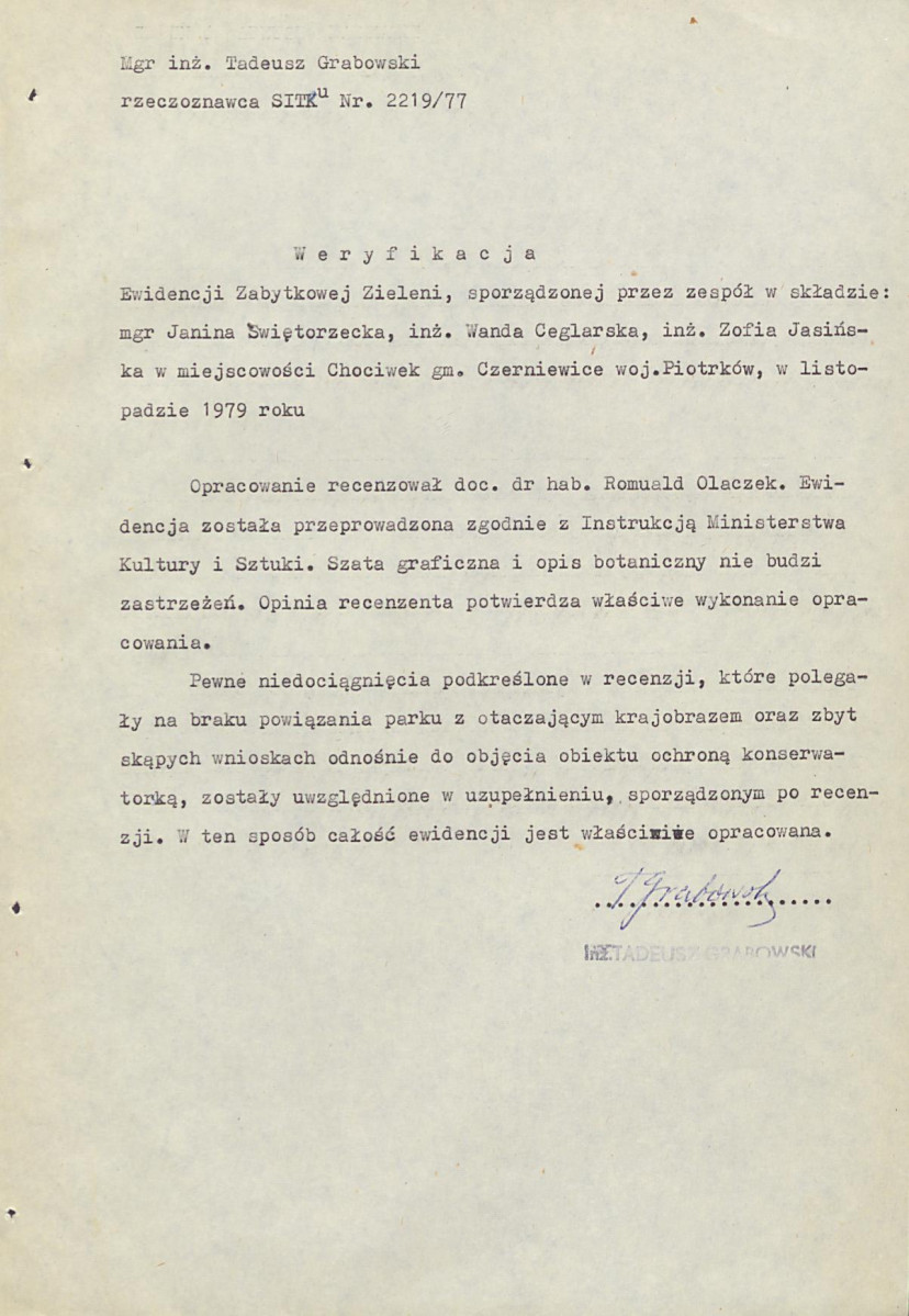 EP - Ewidencja parkowa, skan nr 26