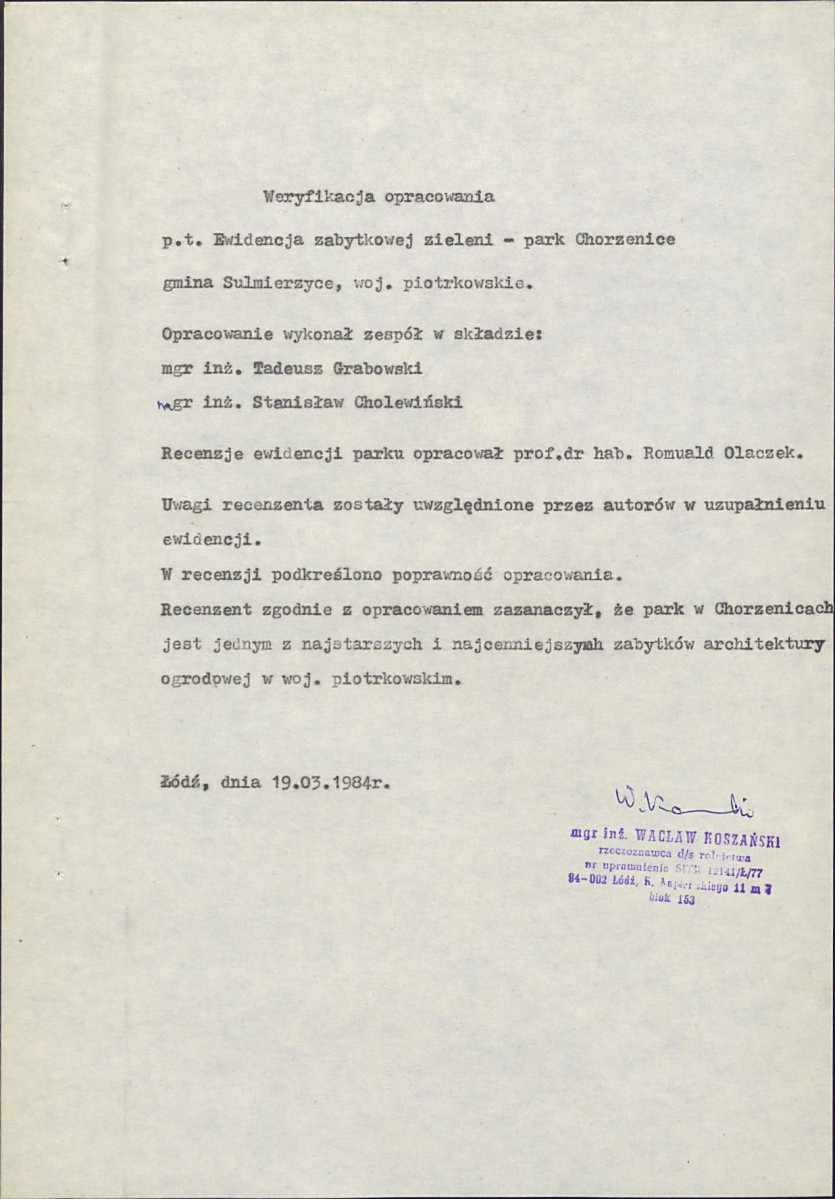 Ewidencja parkowa, skan nr 5