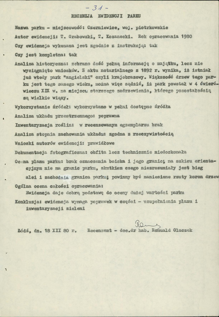 EP - Ewidencja parkowa, skan nr 36