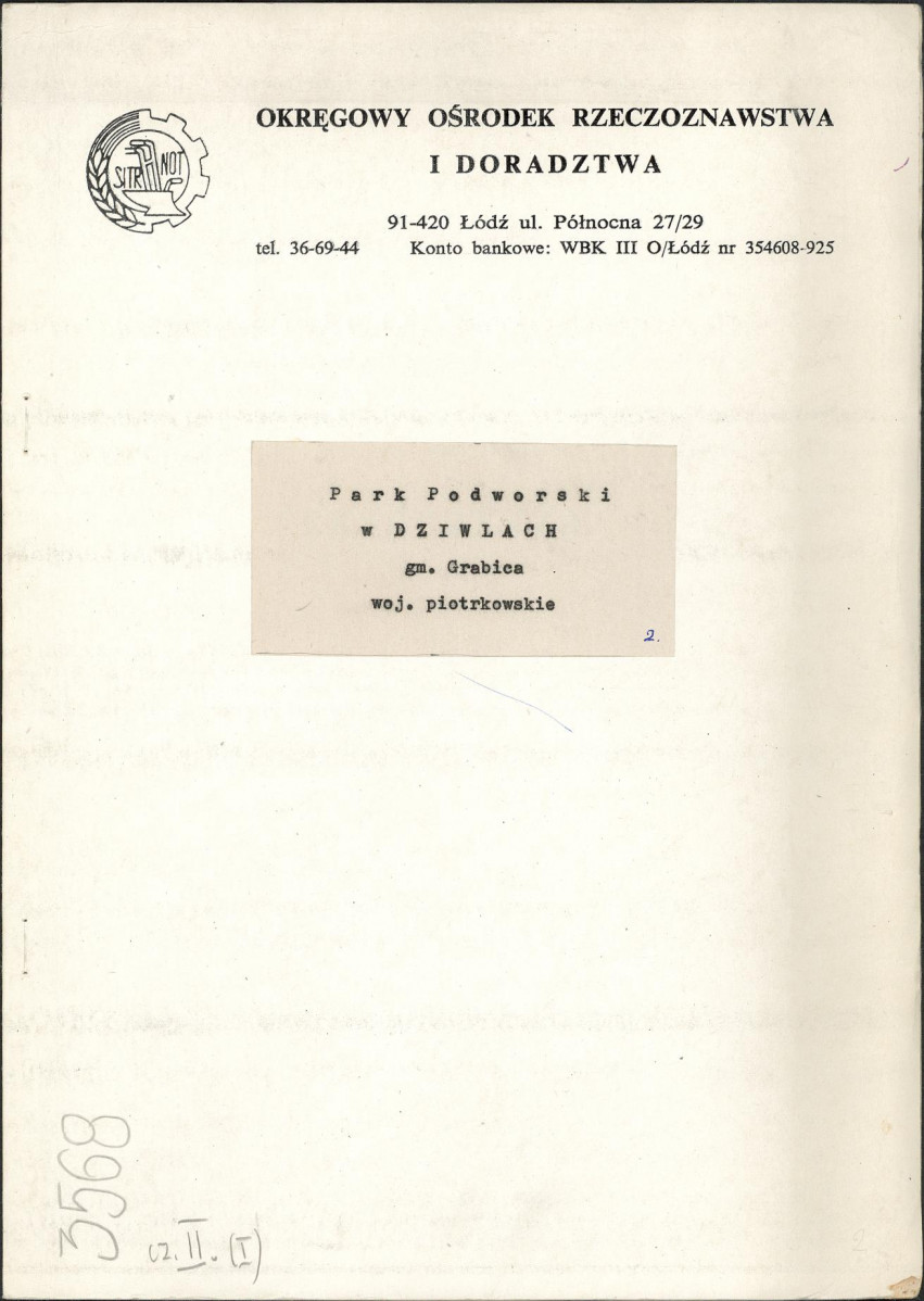 EP - Ewidencja parkowa, skan nr 28