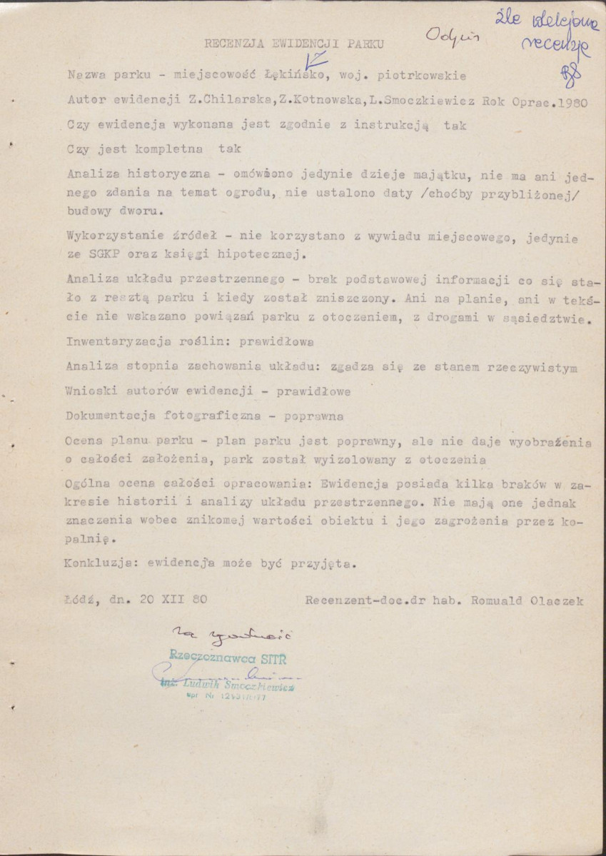 EP - Ewidencja parkowa, skan nr 6