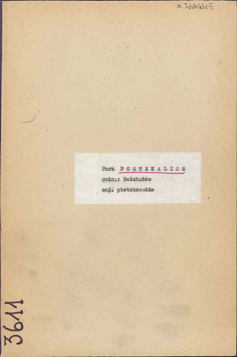 EP - Ewidencja parkowa, skan nr 1