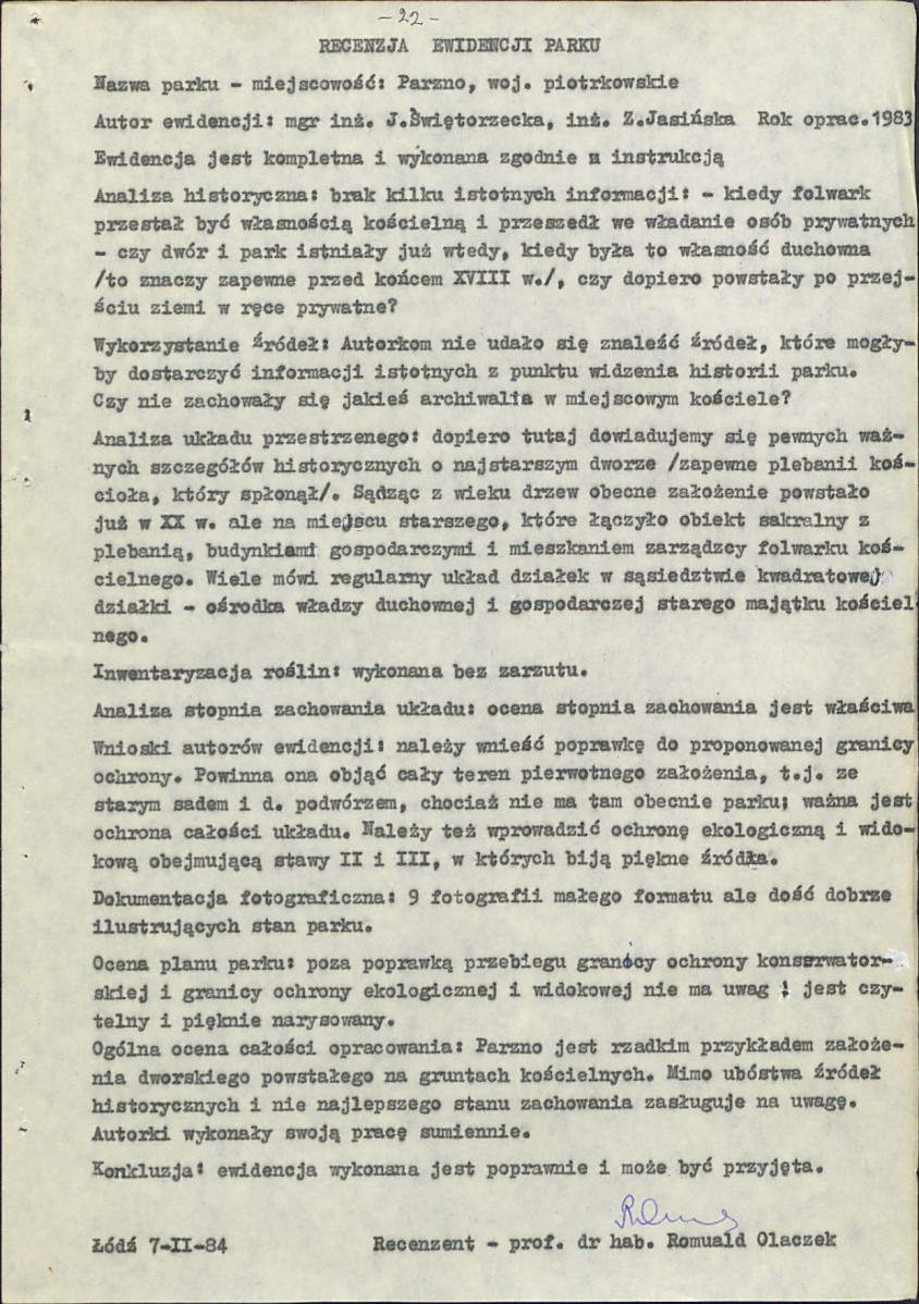EP - Ewidencja parkowa, skan nr 27