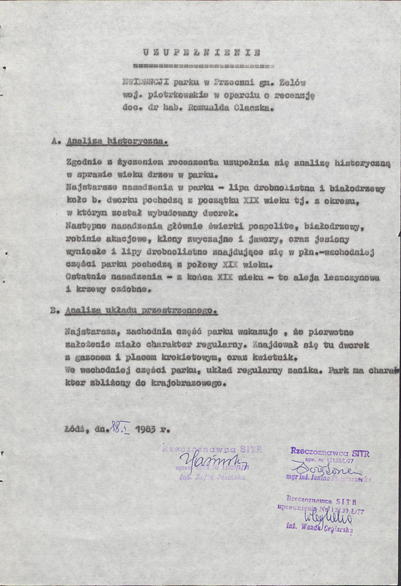 EP - Ewidencja parkowa, skan nr 25