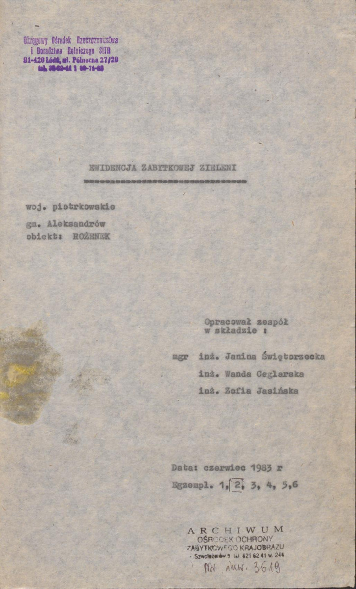 EP - Ewidencja parkowa, skan nr 4