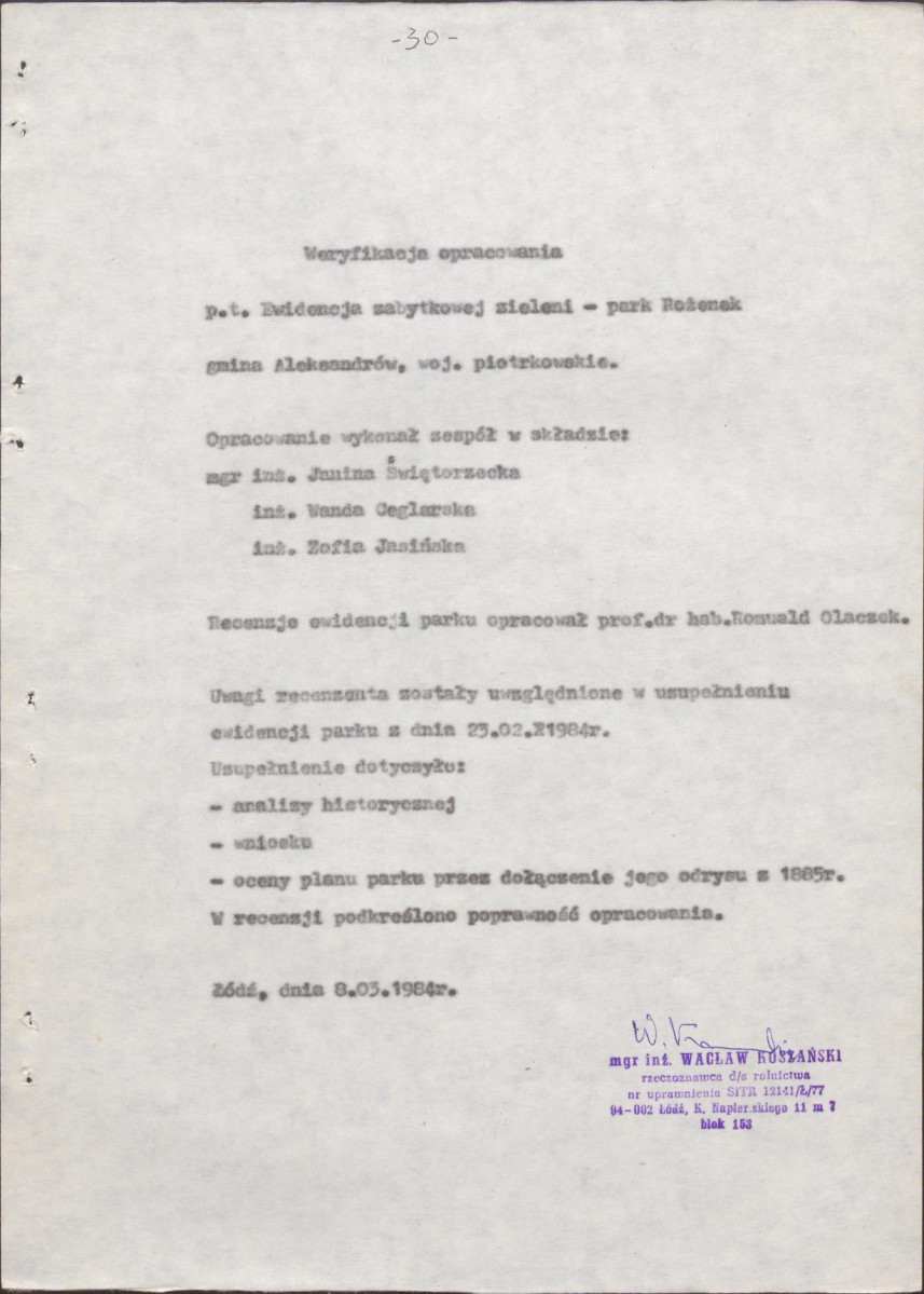 EP - Ewidencja parkowa, skan nr 35