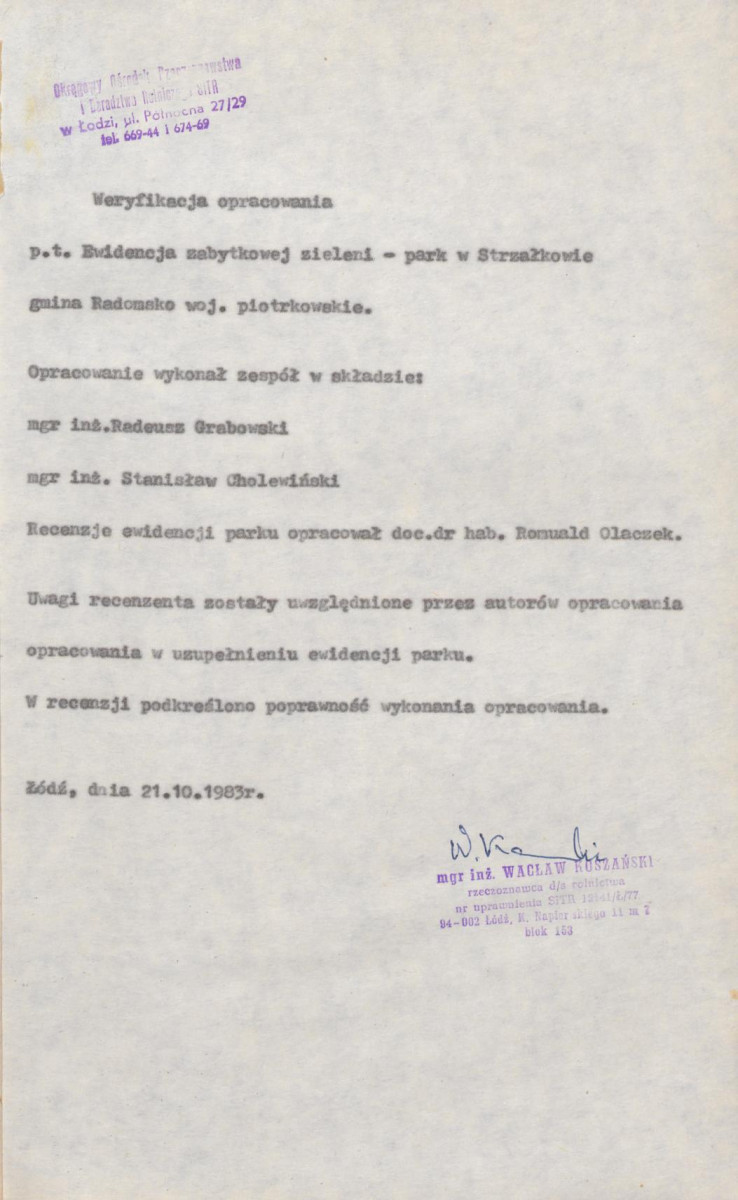 EP - Ewidencja parkowa, skan nr 4