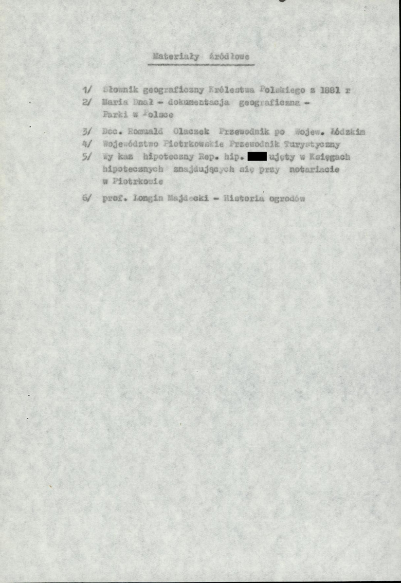 EP - Ewidencja parkowa, skan nr 10