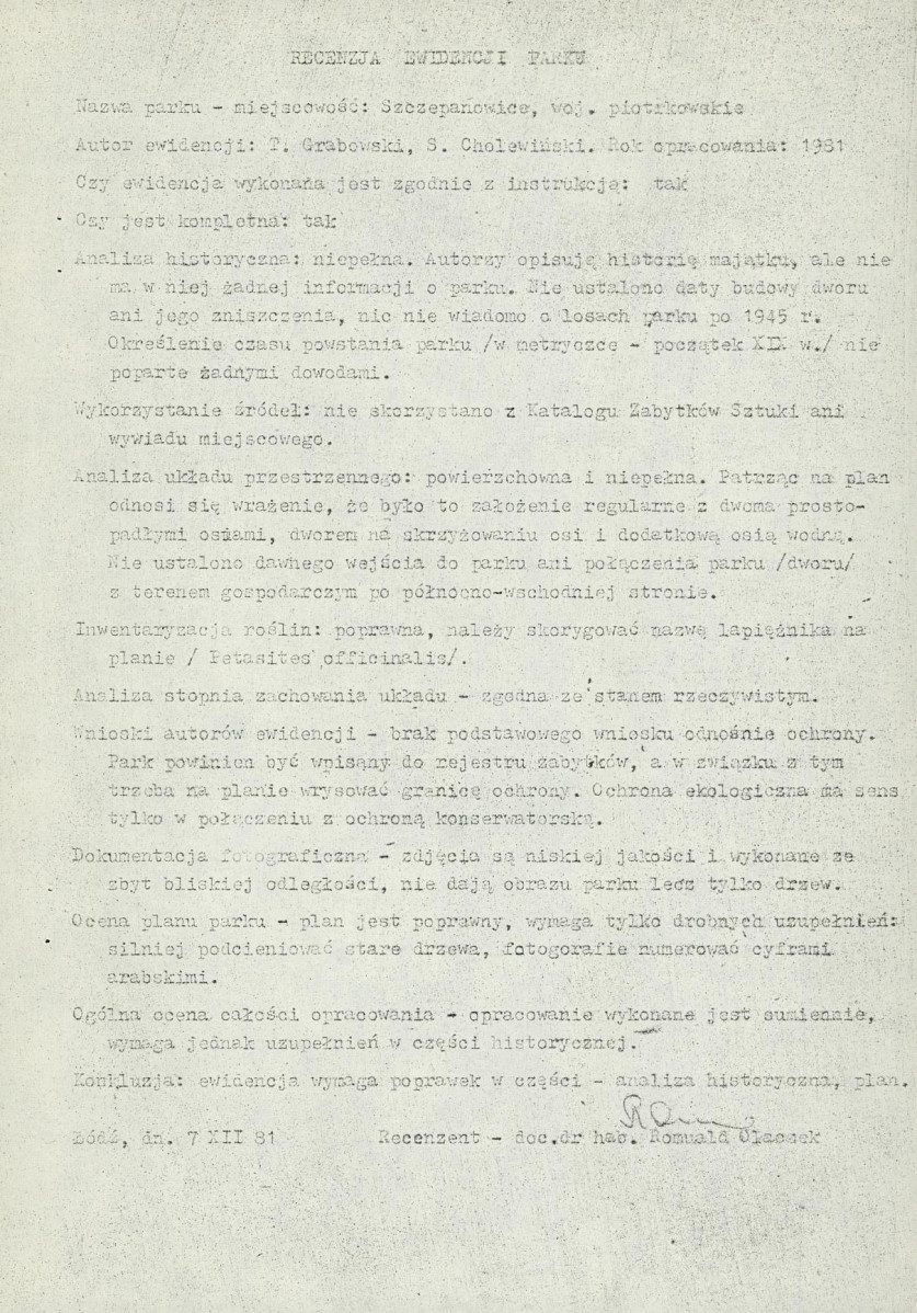 EP - Ewidencja parkowa, skan nr 18