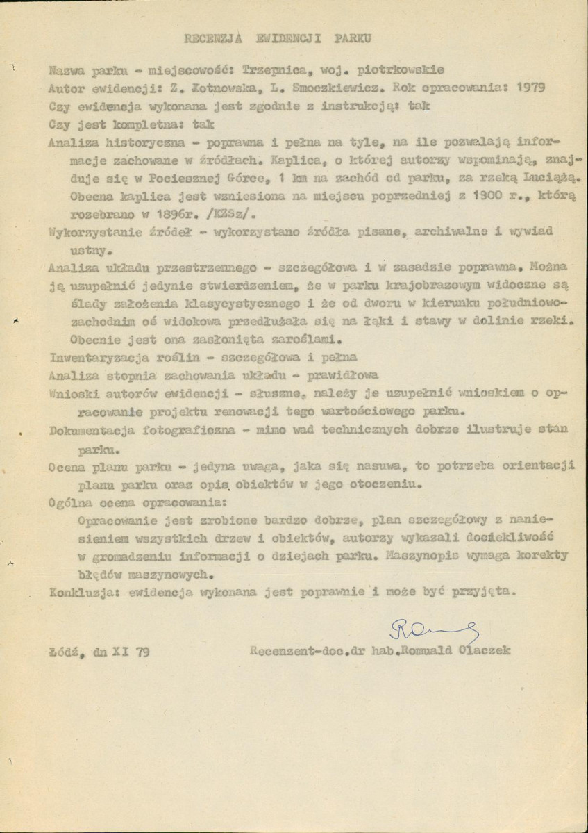 EP - Ewidencja parkowa, skan nr 33