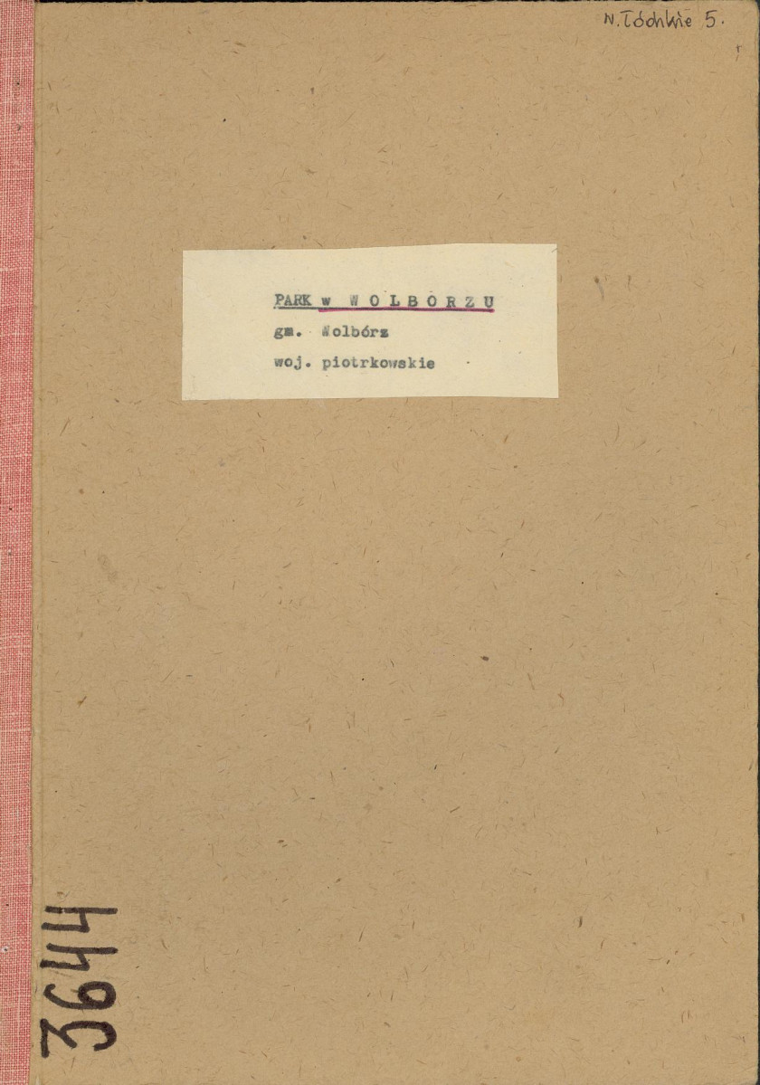 EP - Ewidencja parkowa, skan nr 1