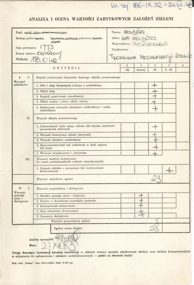 EP - Ewidencja parkowa, skan nr 3