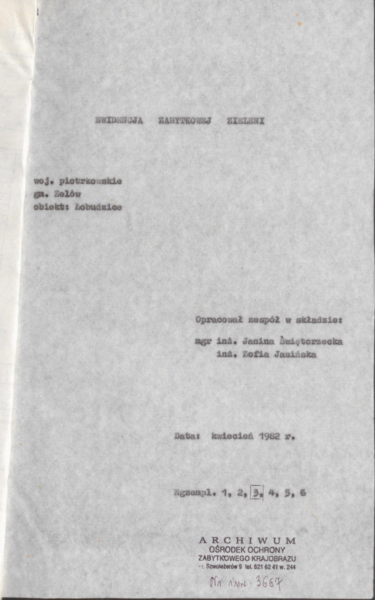 EP - Ewidencja parkowa, skan nr 4