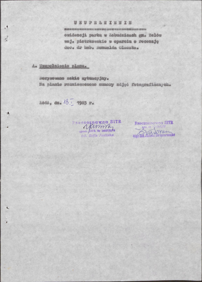 EP - Ewidencja parkowa, skan nr 26