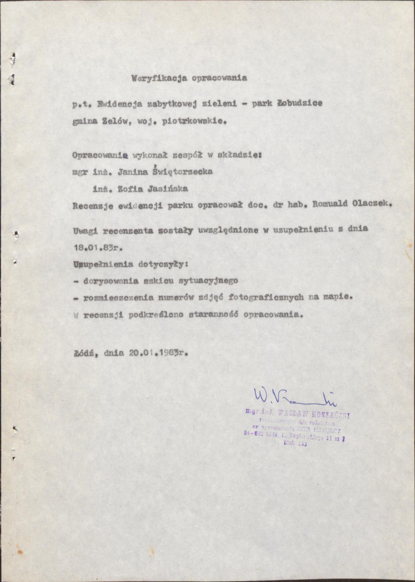 EP - Ewidencja parkowa, skan nr 27