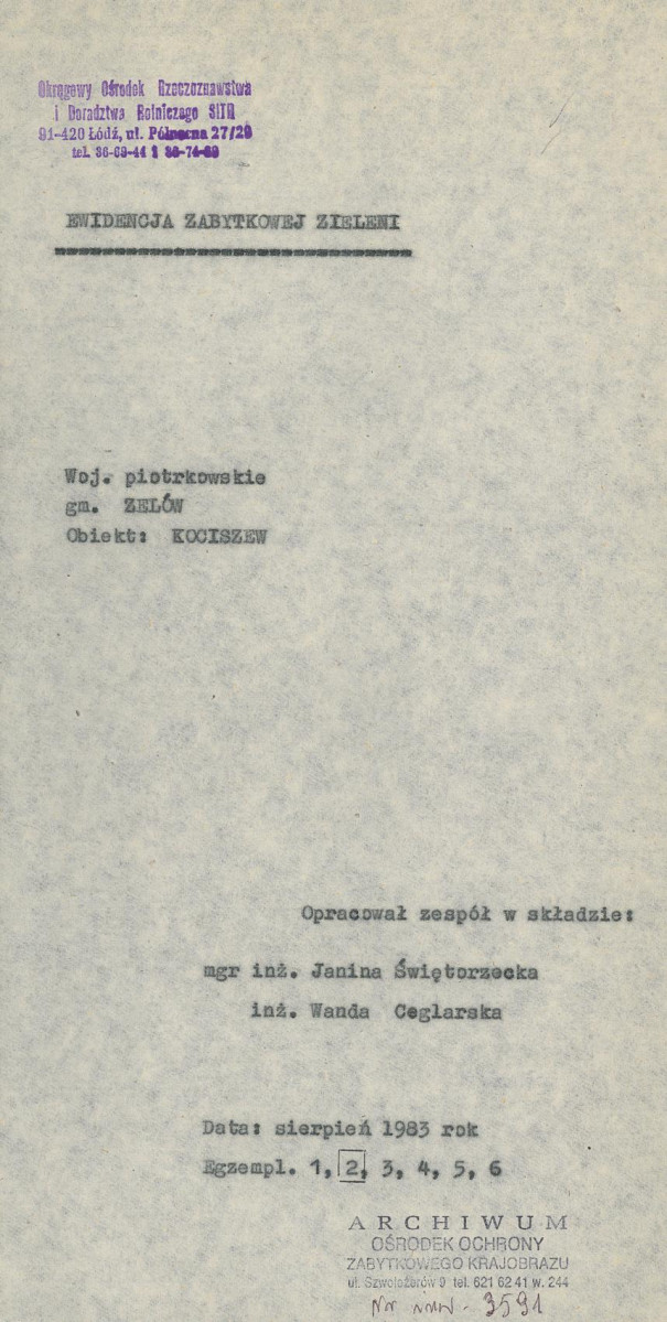 EP - Ewidencja parkowa, skan nr 4