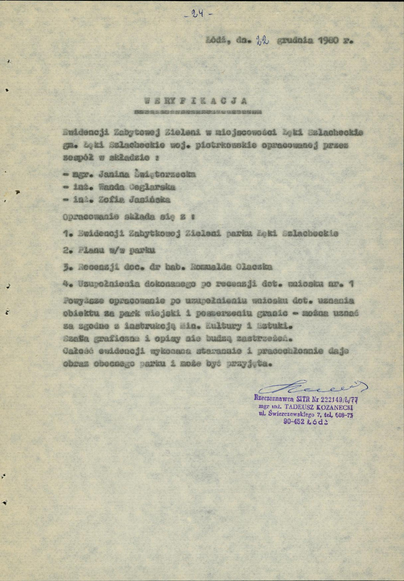 EP - Ewidencja parkowa, skan nr 31
